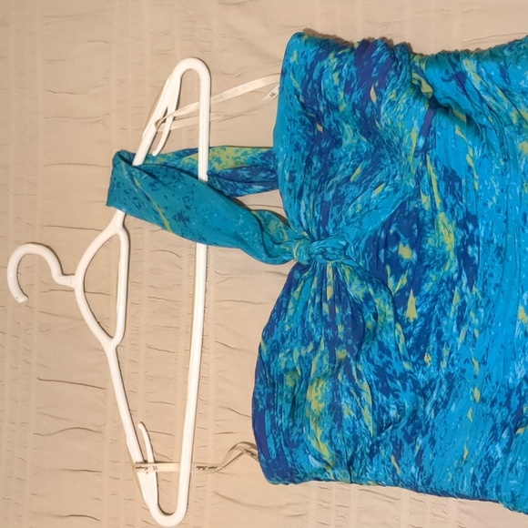 Monique Lhuillier silk chiffon cocktail dress - Picture 3 of 5